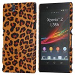 Design Cover til Xperia Z - Leopard (Brun)